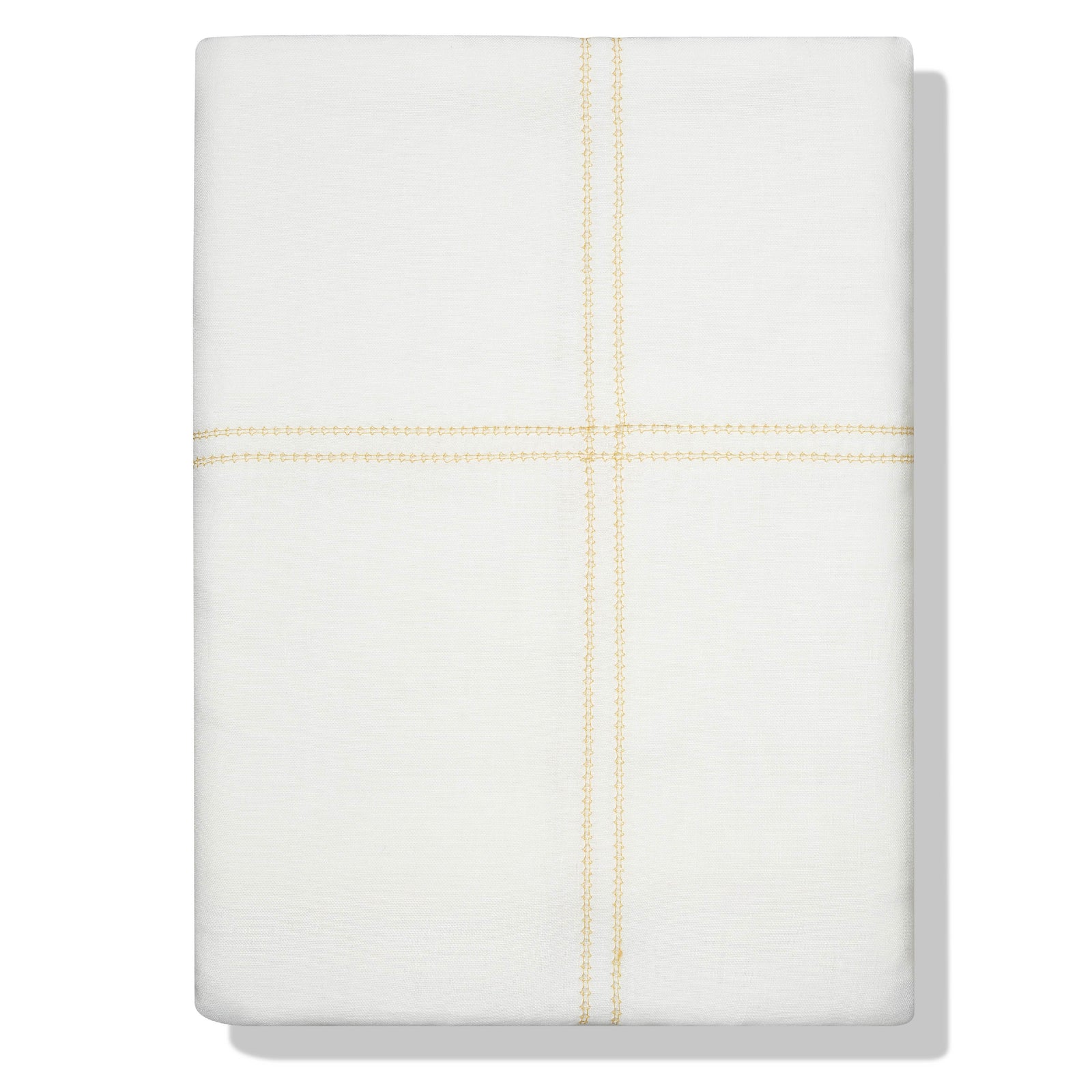 Duvet Cover Hemstitch Ochre