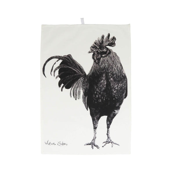 Rooster Tea Towel