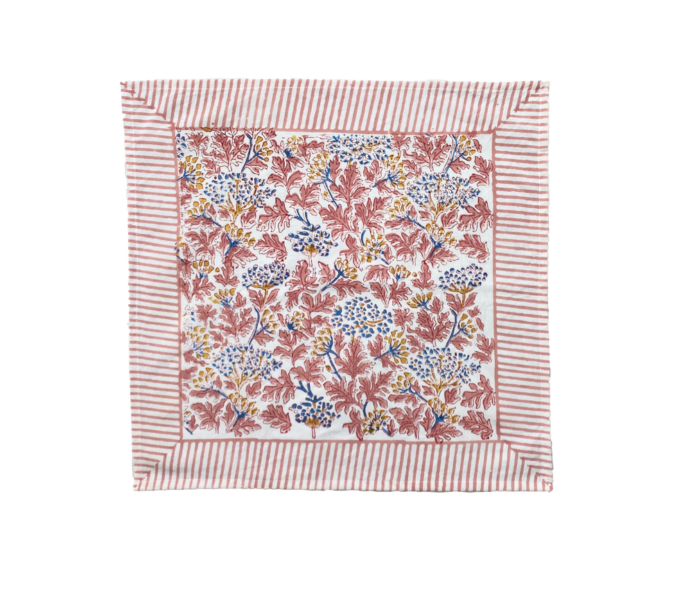 Kelpie Napkin In Pink/Blue (Set Of 4)