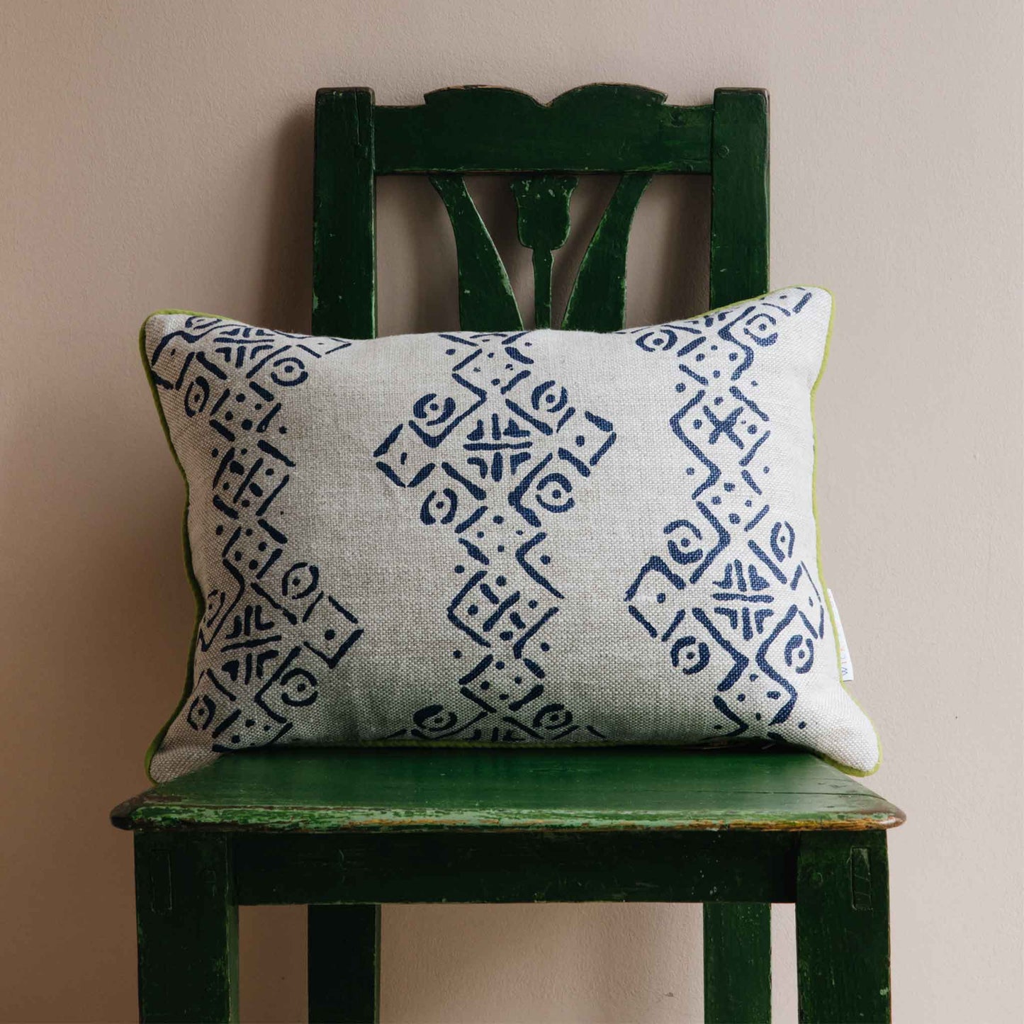 Mali Indigo Oblong Cushion