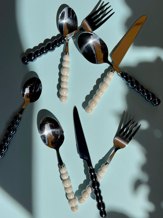 Perlita Cutlery Set - White