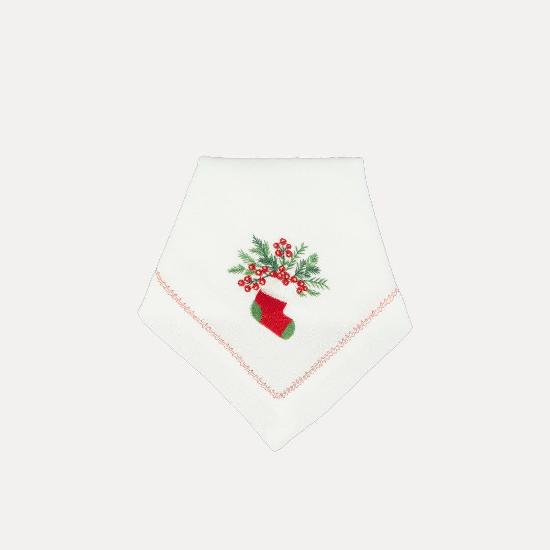 Christmas Boot Napkin or Christmas Stocking Napkin