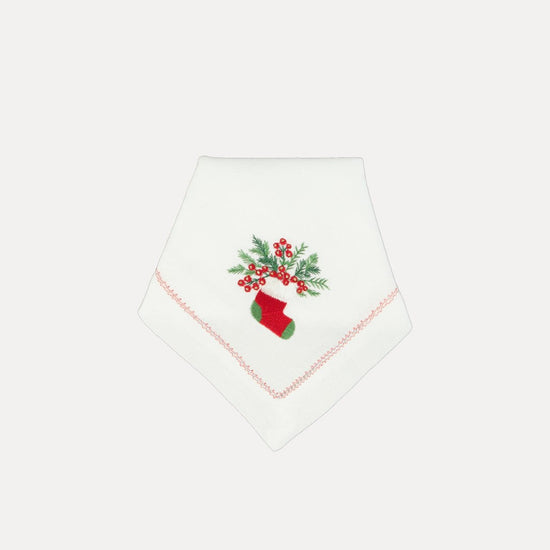 Christmas Boot Napkin or Christmas Stocking Napkin