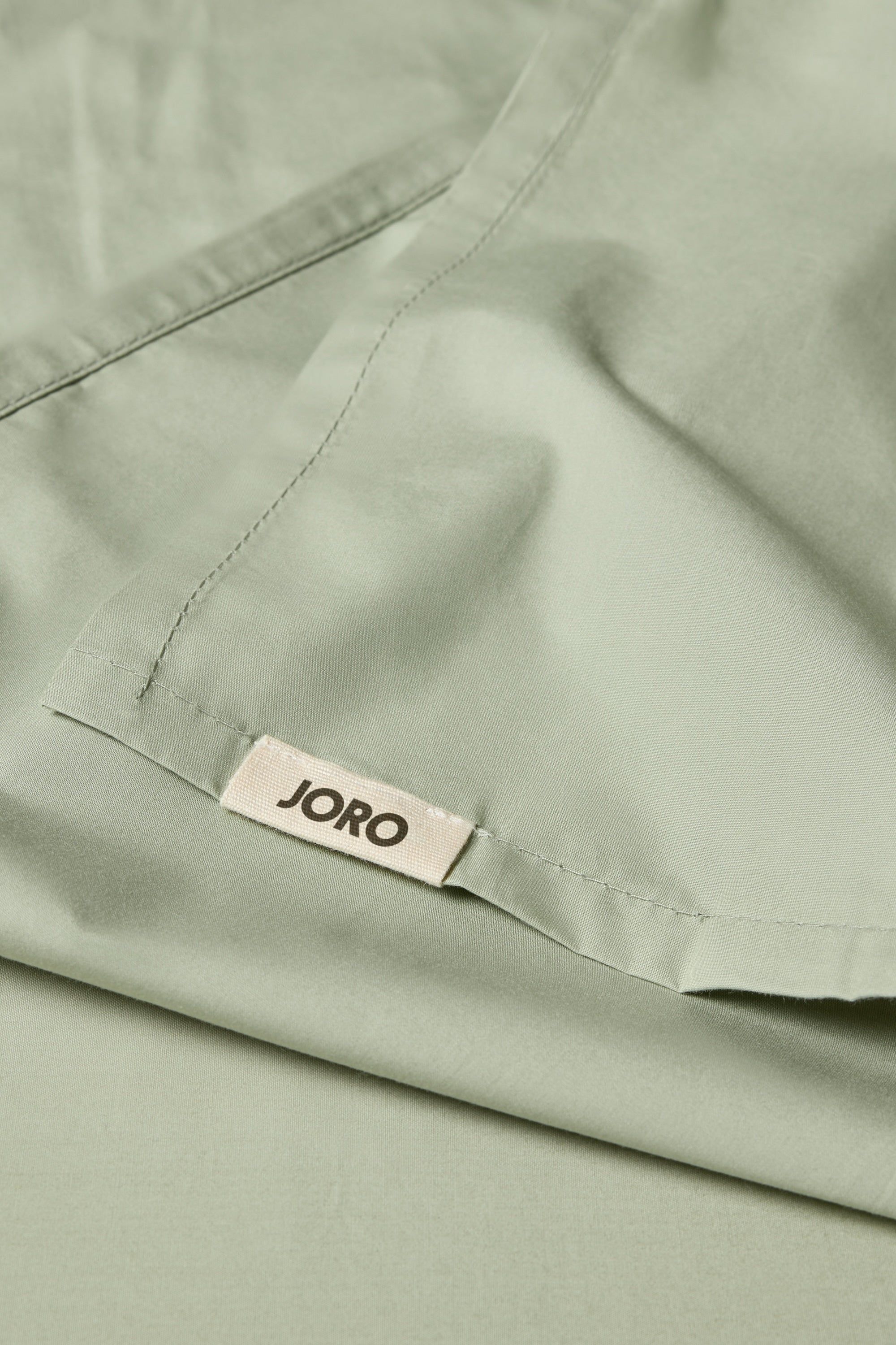 Percale Organic Cotton Flat Sheet - Solstice Green