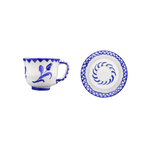 The Café with Milk Mug & Saucer