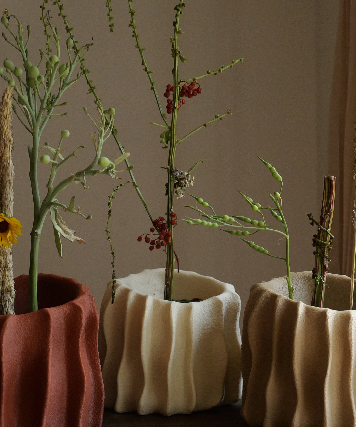 Kora | Plant Pot 01 | Sandstone