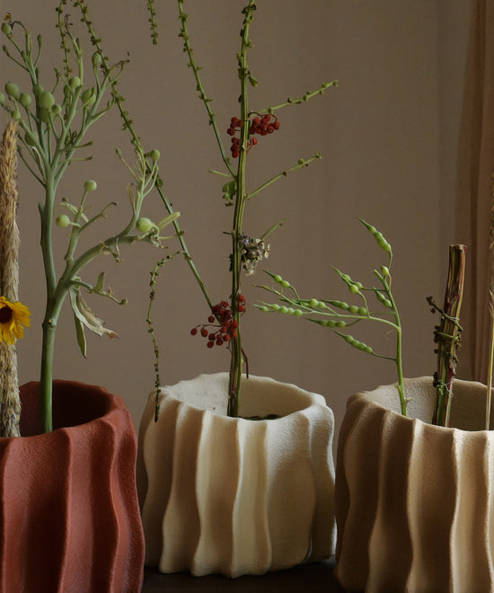 Kora | Plant Pot 01 | Sandstone