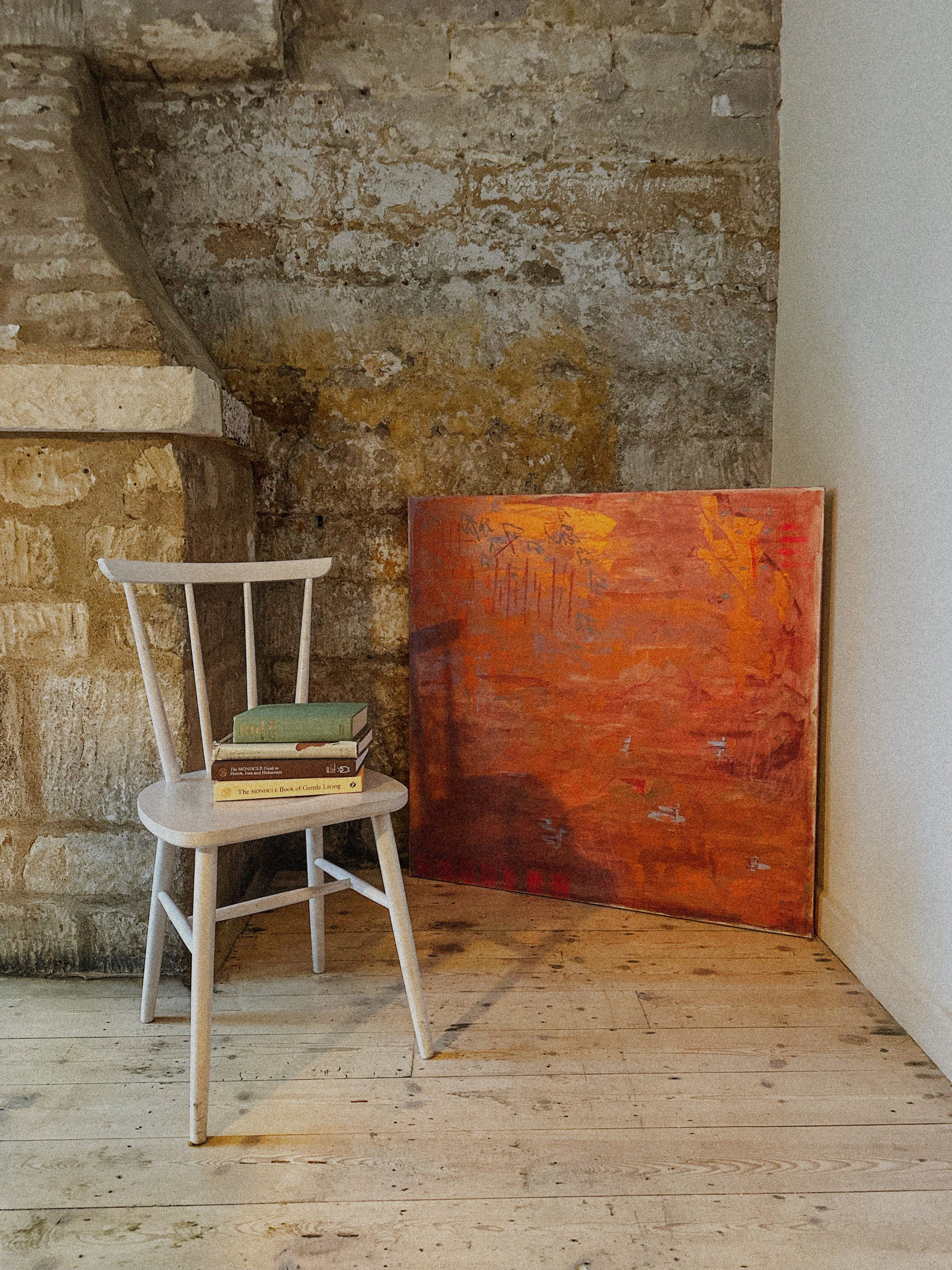 Red Sky at Night Painting