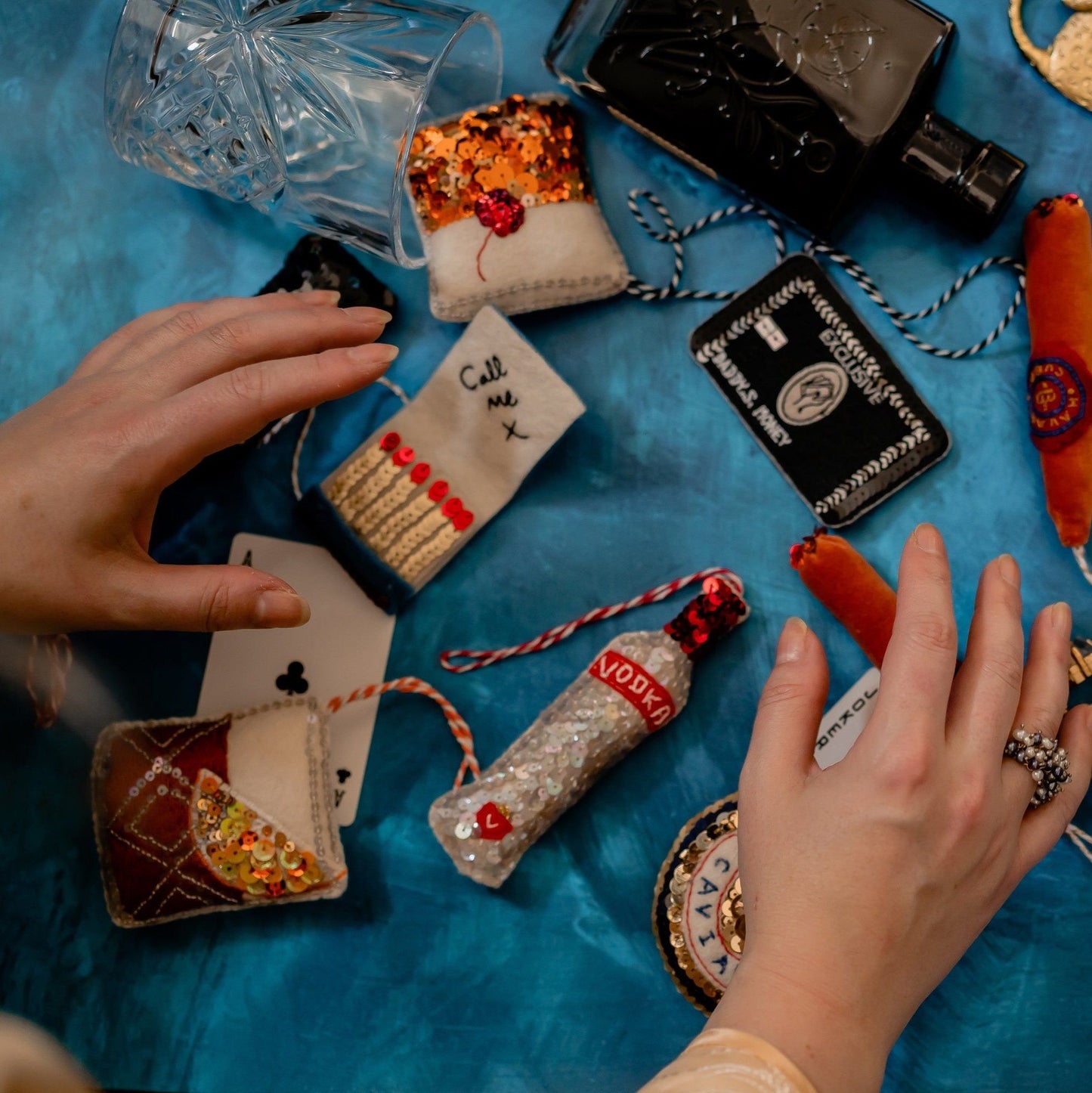 The Matchbook Embroidered Ornament