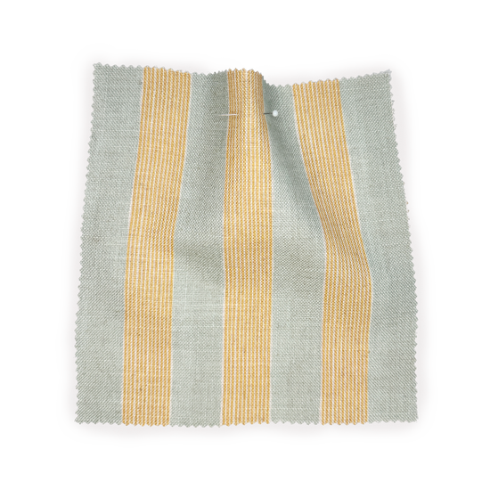 New Stripe Fabric - Duck Egg