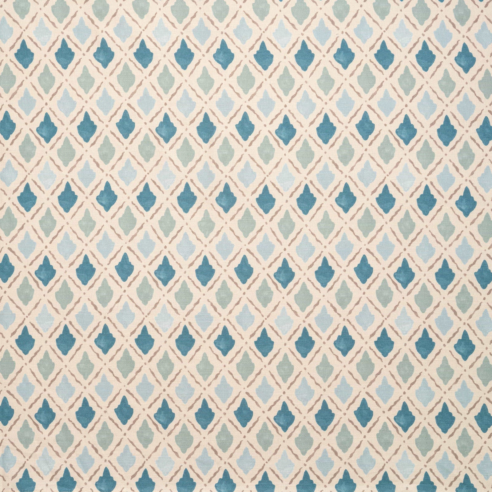 Home Collection - Leader Chevron Blue Fabric