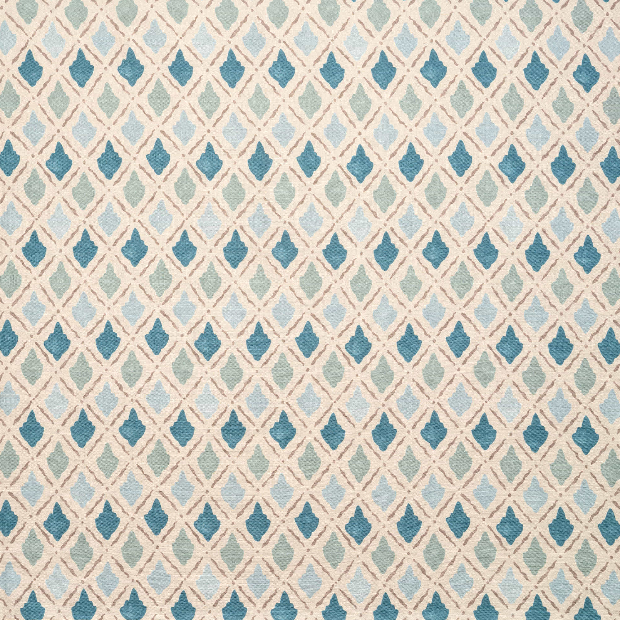 Home Collection - Leader Chevron Blue Fabric