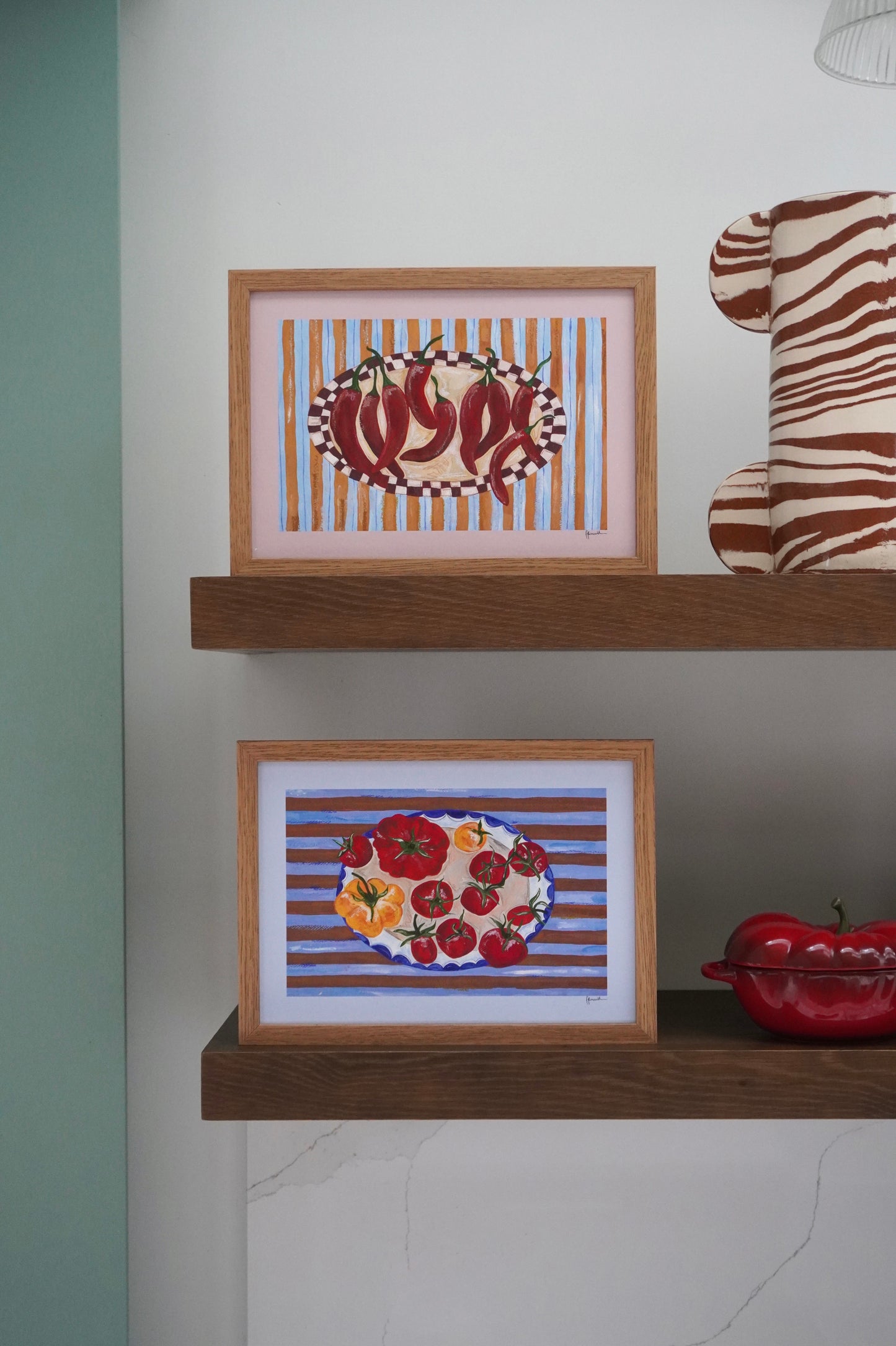 Tomato Plate Print
