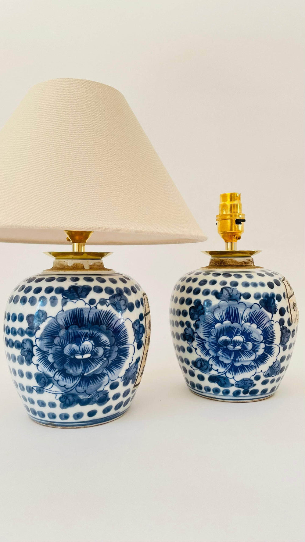 Antique Mini Chinese Jar Lamp