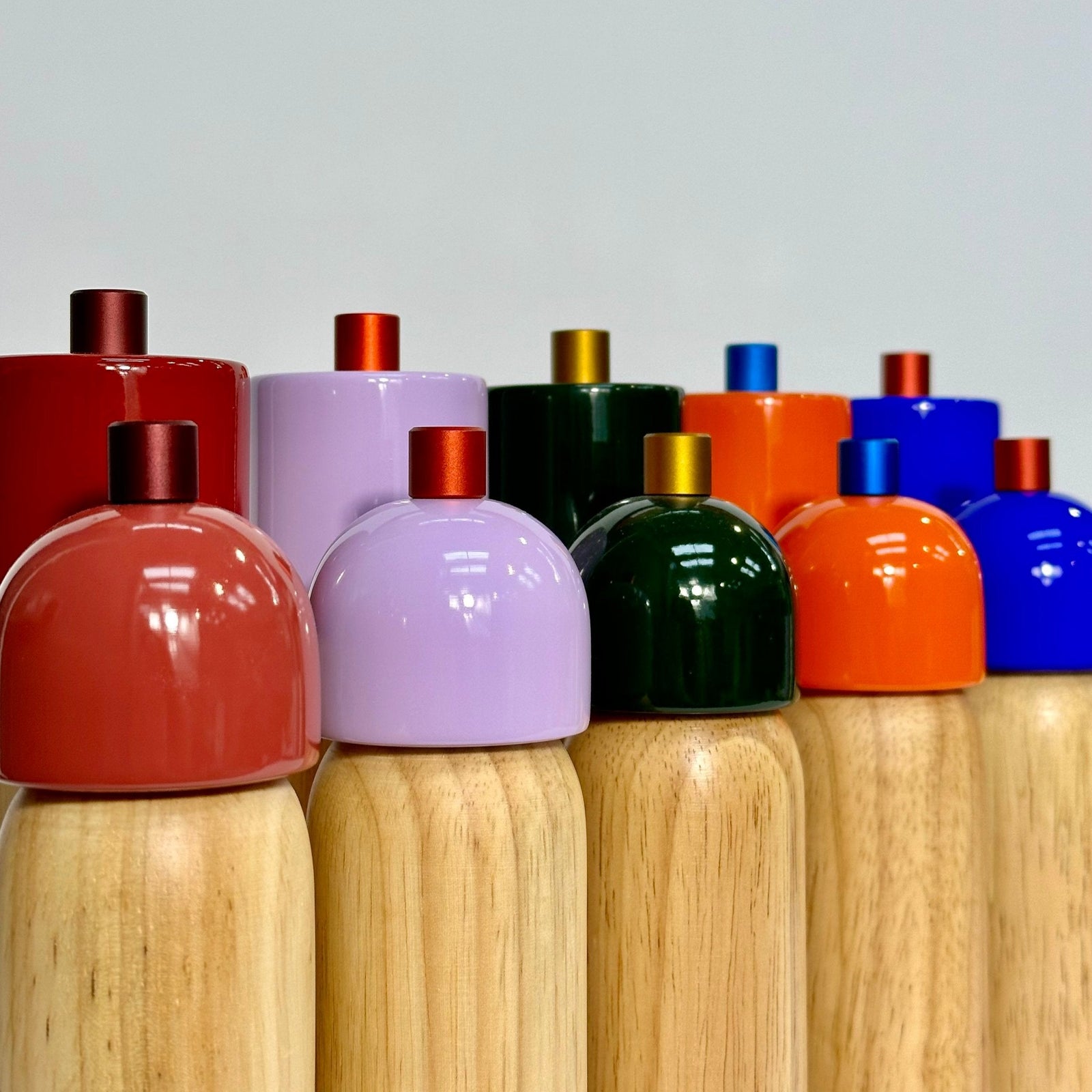 Salt & Pepper Grinder | Orange & Blue