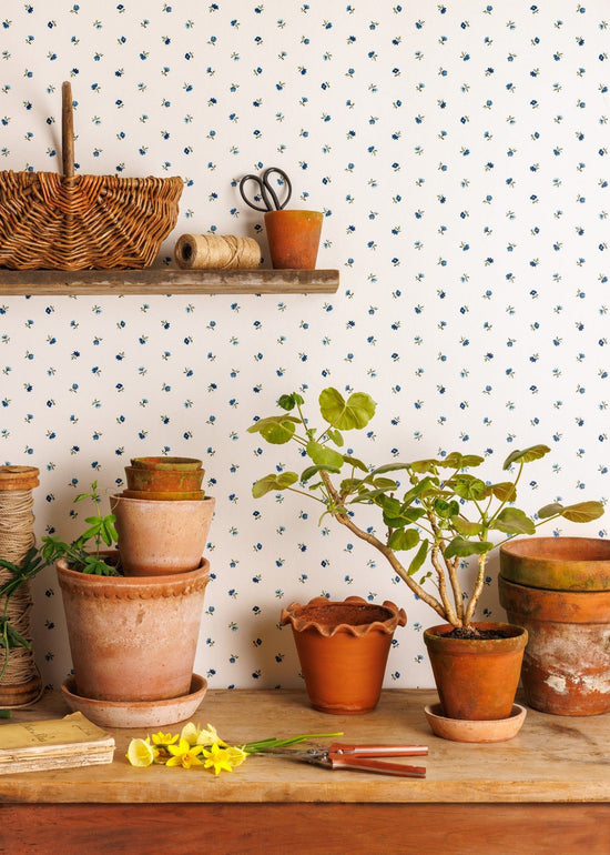 Petites Fleurs Wallpaper - Delft