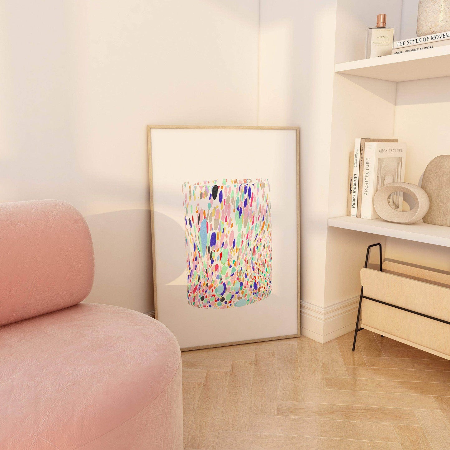 Speckled Glass Art Print