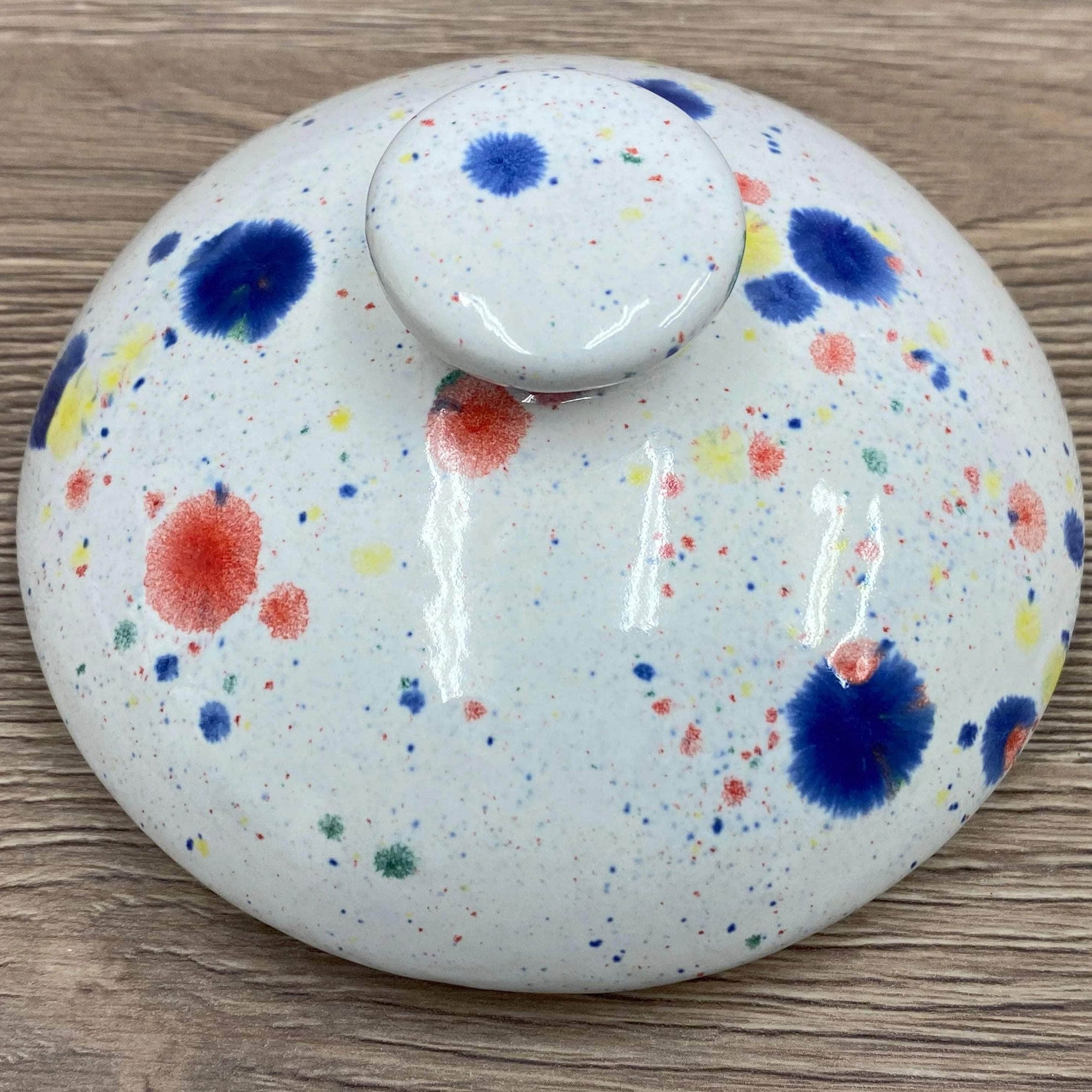 Cookie/Biscuit Jar Canister Celebration Glaze