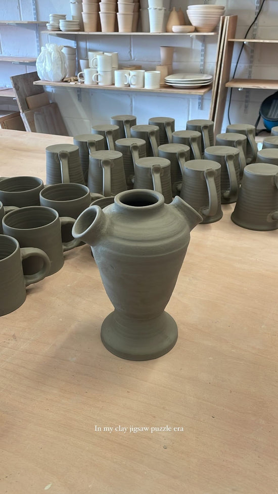 Stoneware Tulipiere - Speckle Stoneware #2