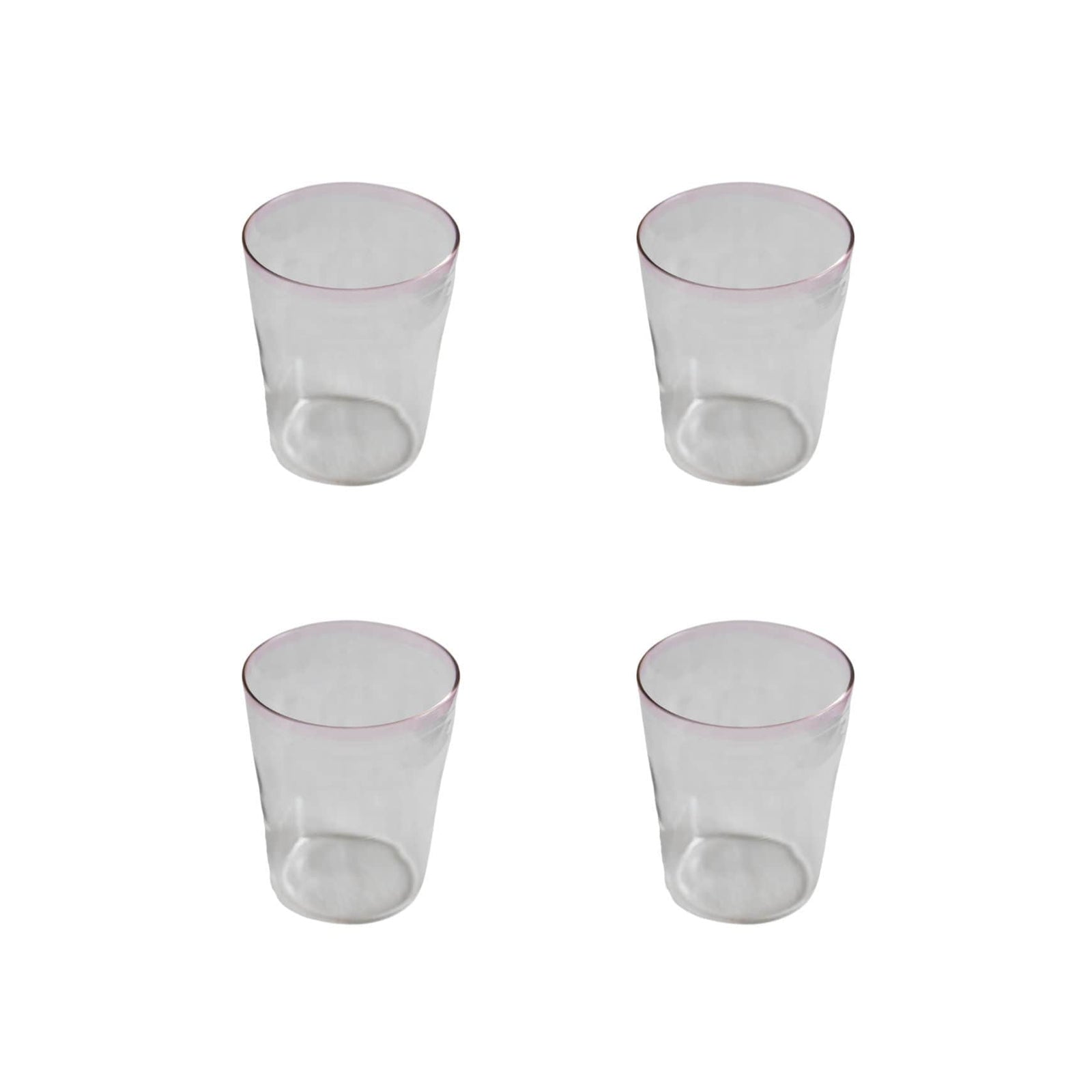Rose Pink Tumblers, Set Of 4