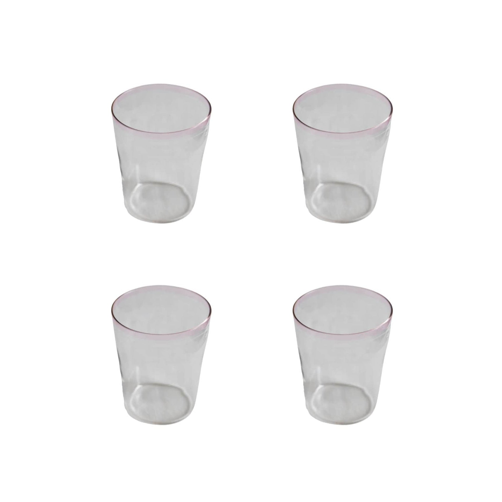 Rose Pink Tumblers, Set Of 4