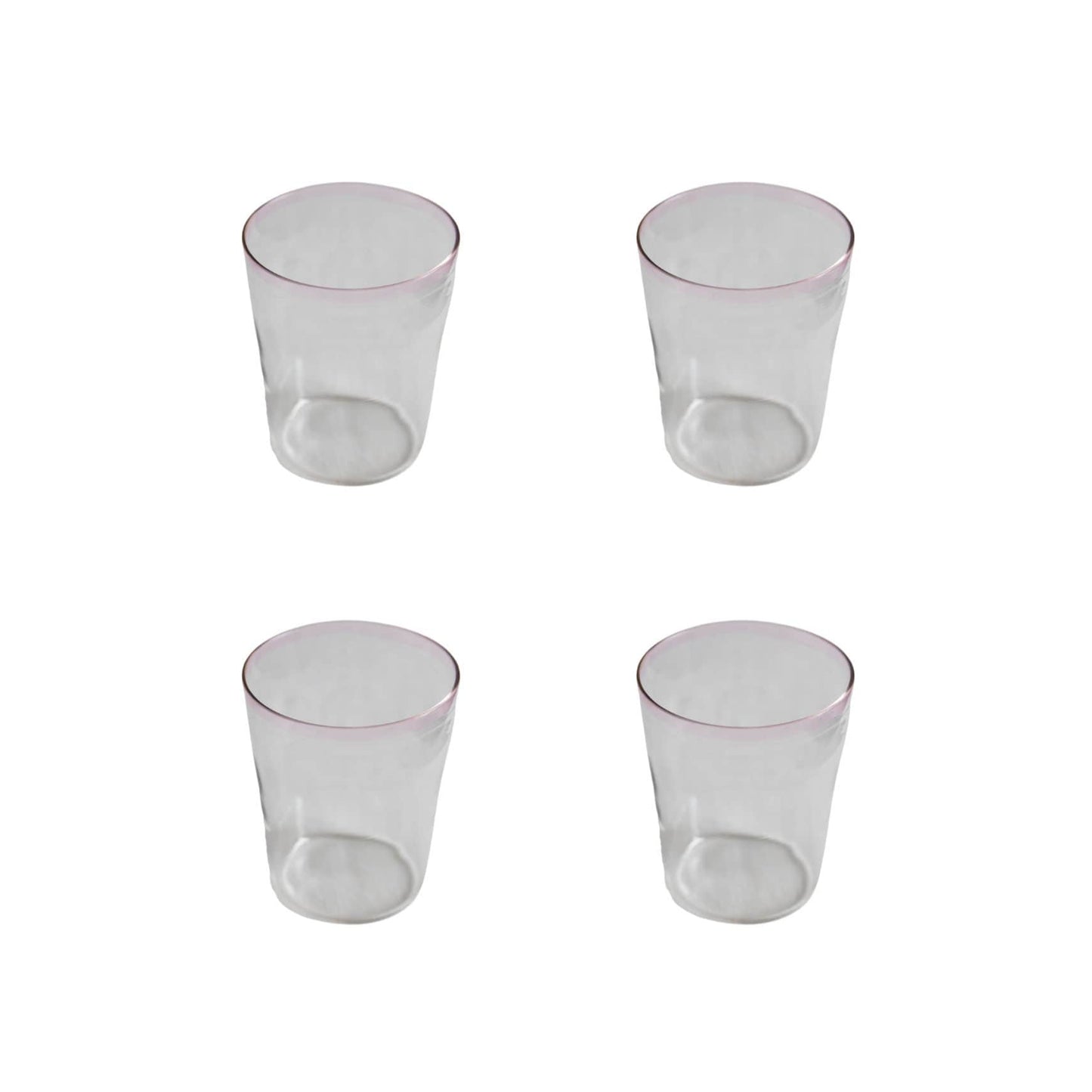 Rose Pink Tumblers, Set Of 4