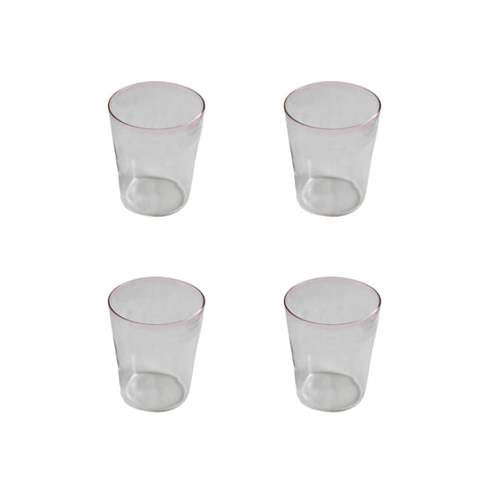 Rose Pink Tumblers, Set Of 4