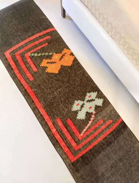 Vintage Greek Kilim Bench