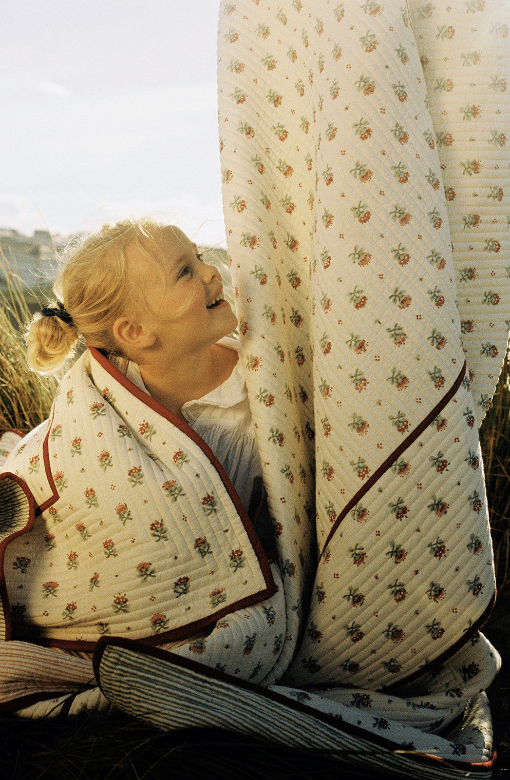 Blume Single Quilt - Red