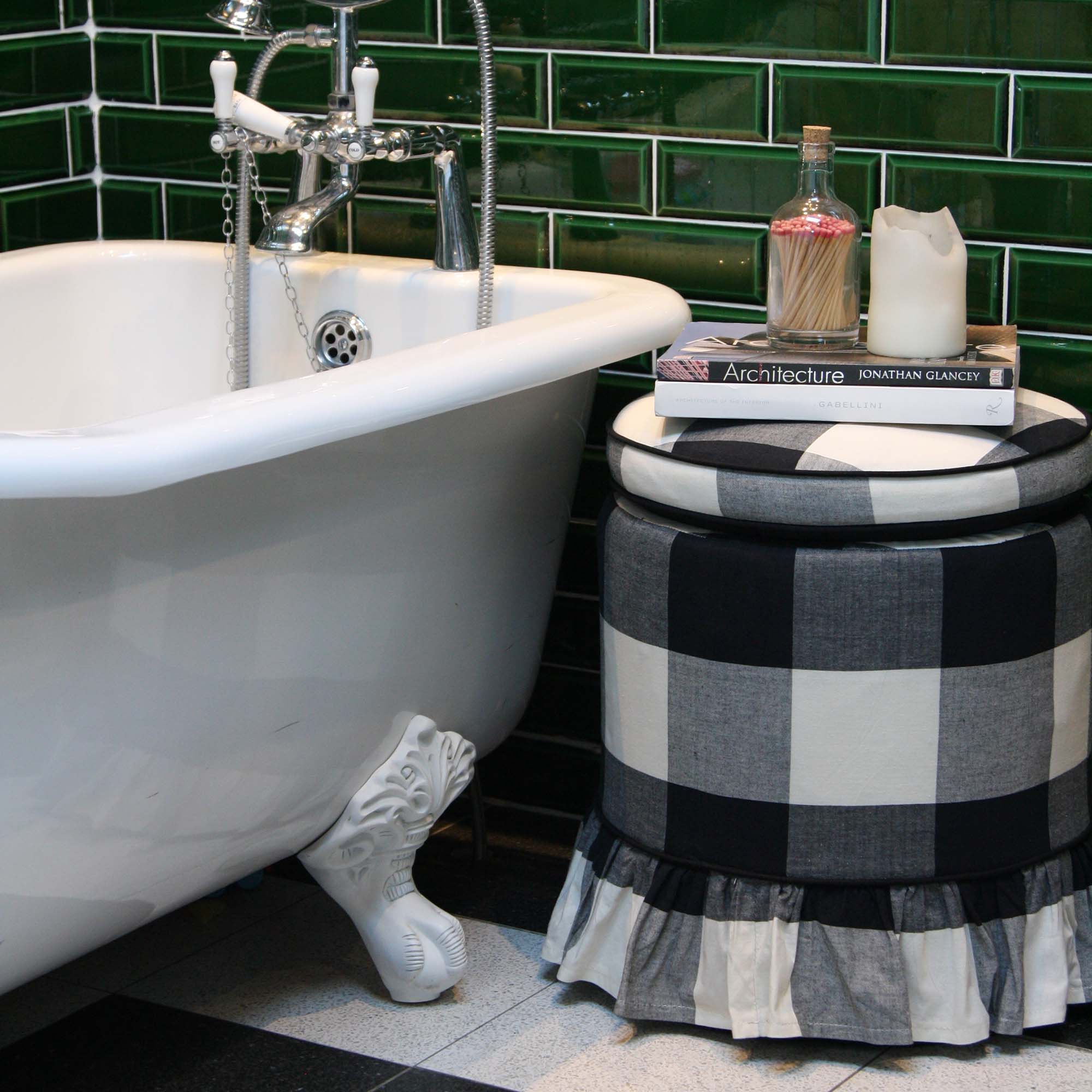 Aurora Footstool, Pepper