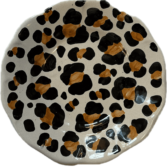 Leopard Plate 16cm