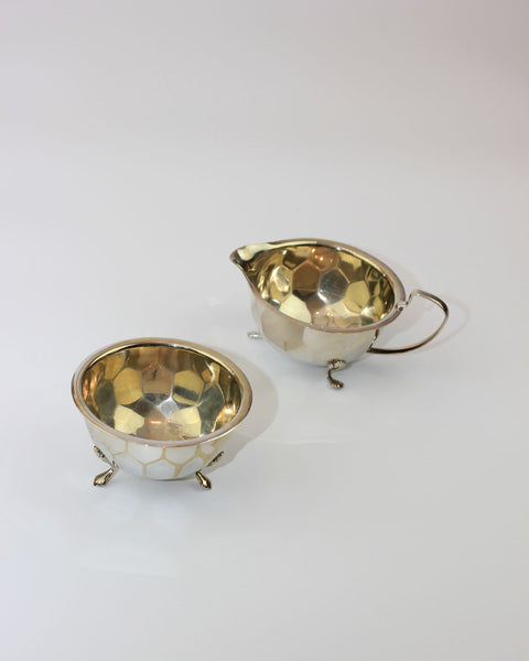English Milk Jug and Sugar Bowl