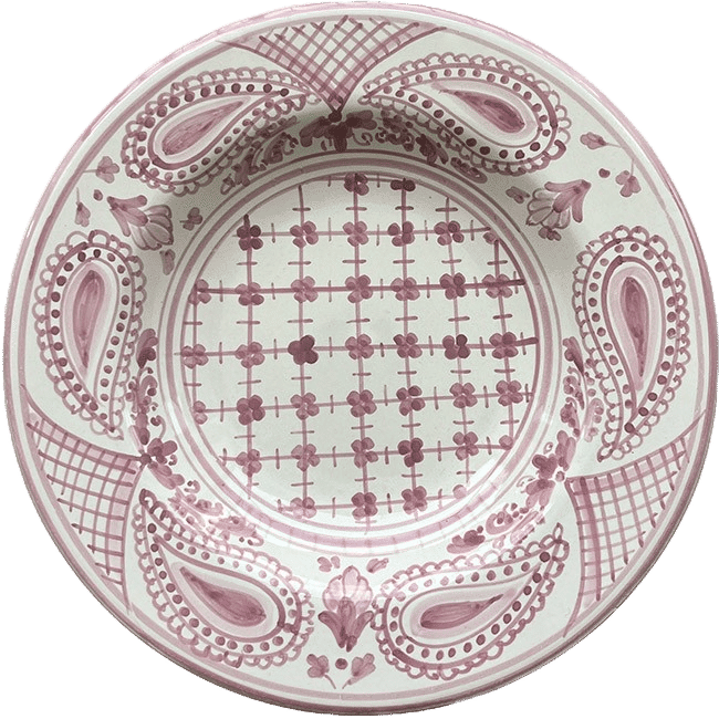 Bandana Pink Plate 25cm