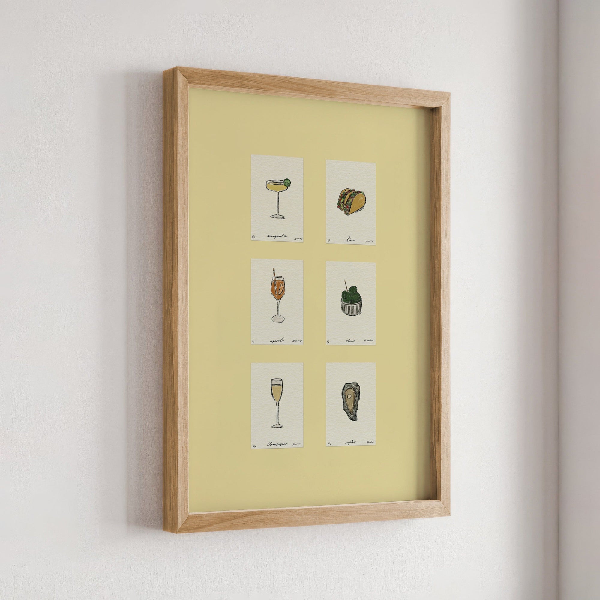 Sips & Snacks Set Print