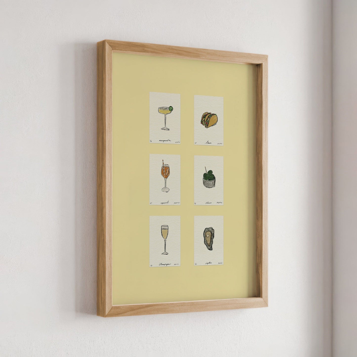 Sips & Snacks Set Print