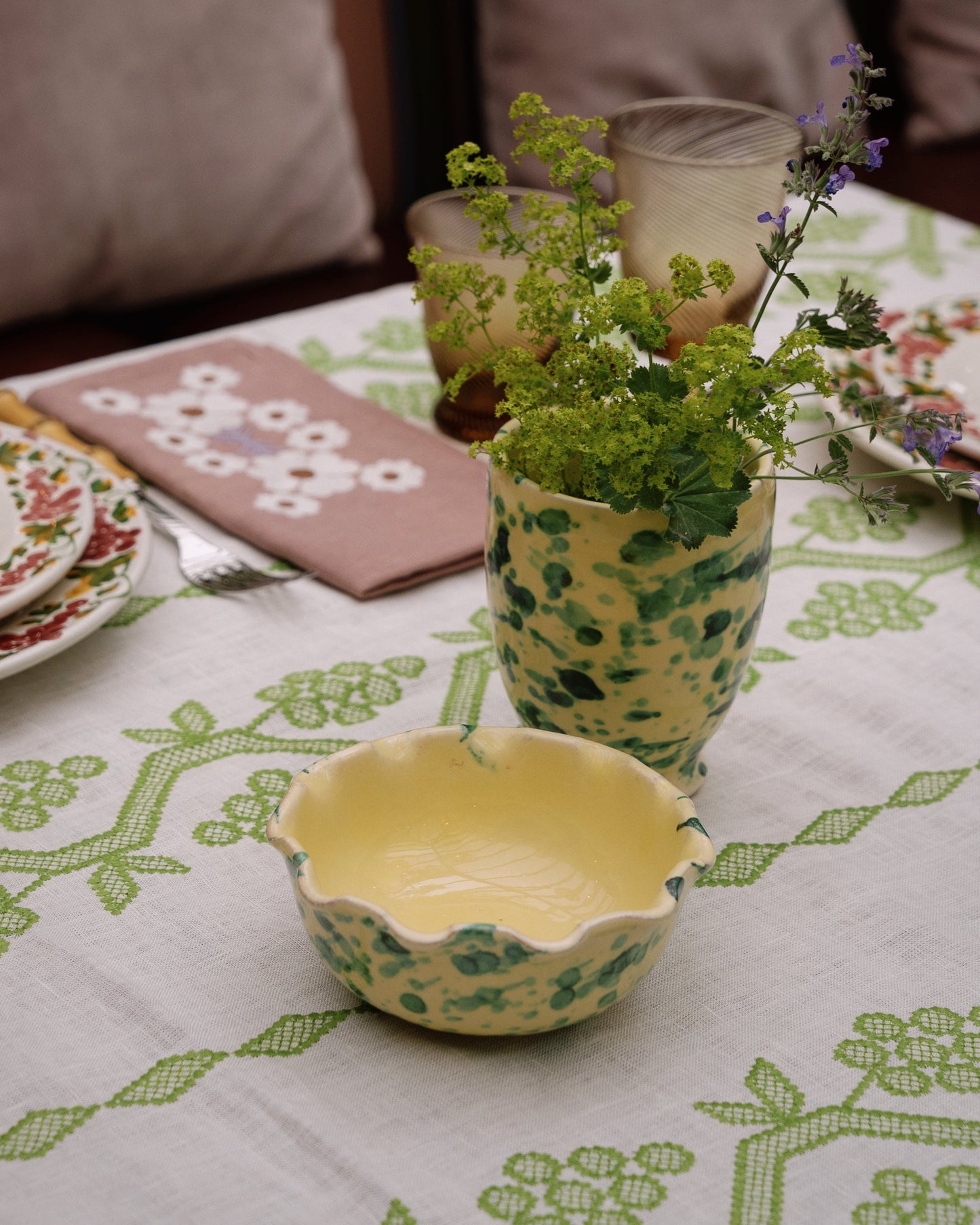 Splatter Scallop Dish