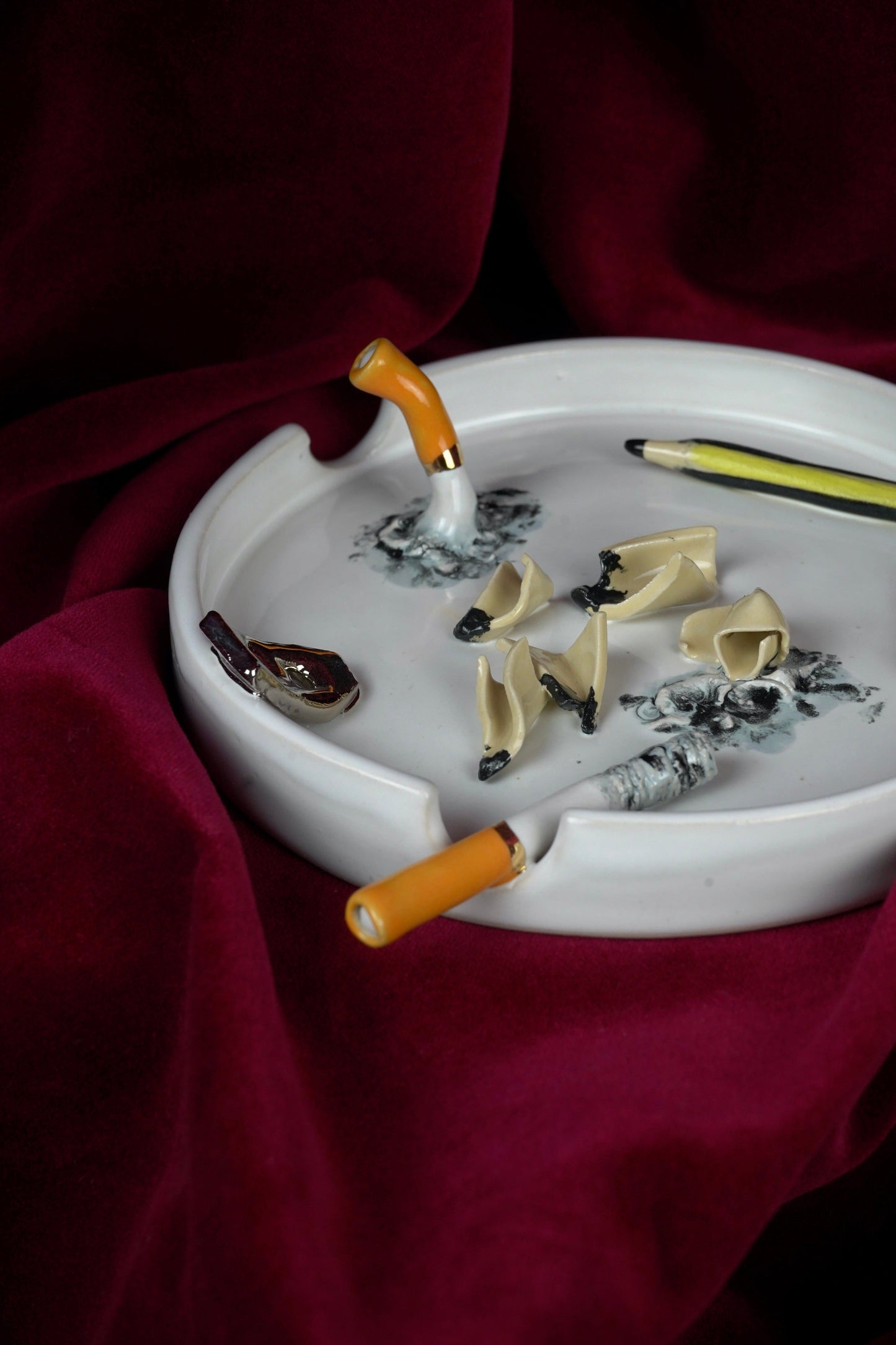 School Pencil Ashtray