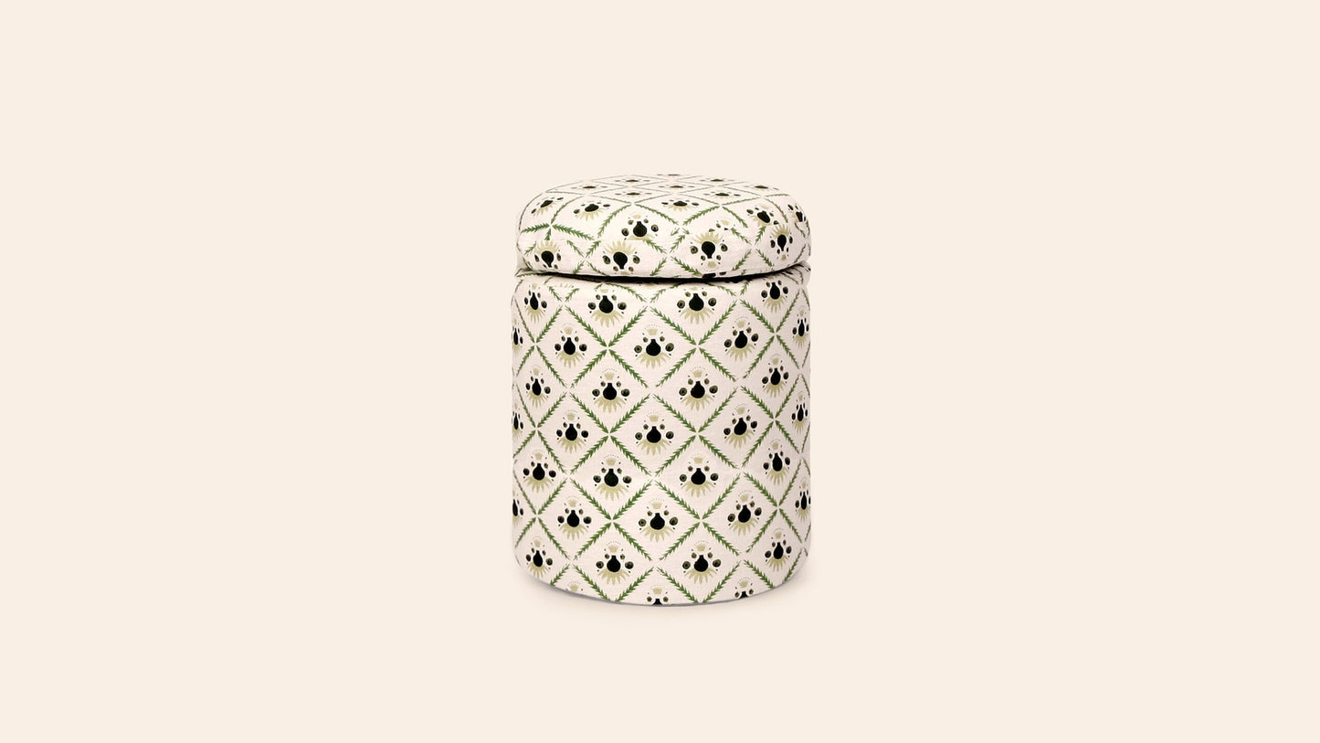 Aurora Footstool, Moss