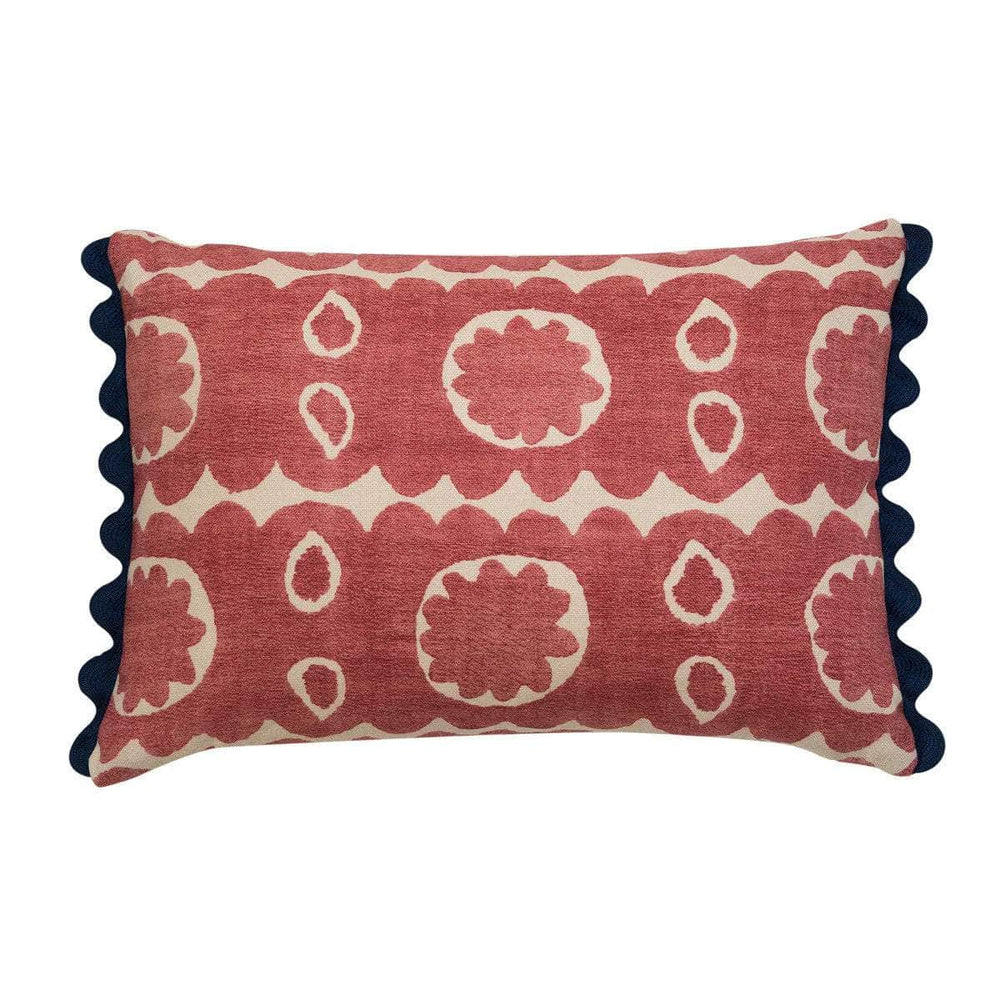 Osborne Red Oblong Cushion