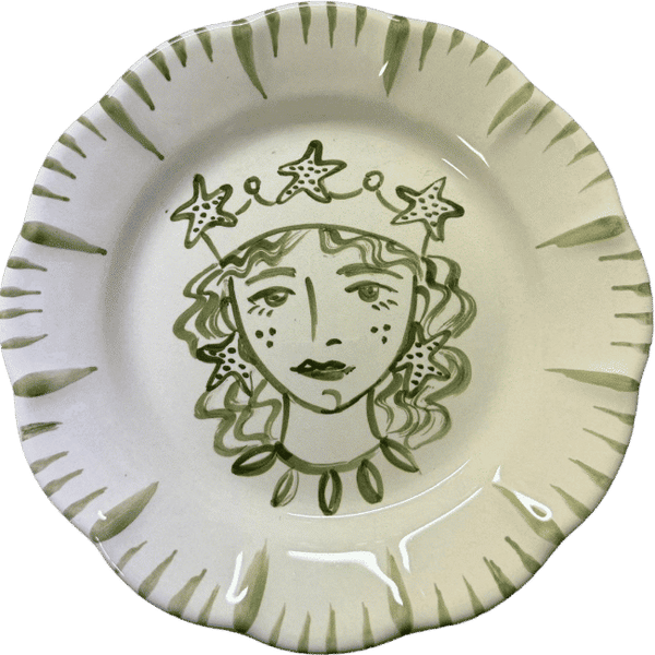 Re Di Sicilia Femme Étoile de mer Plate - 20cm