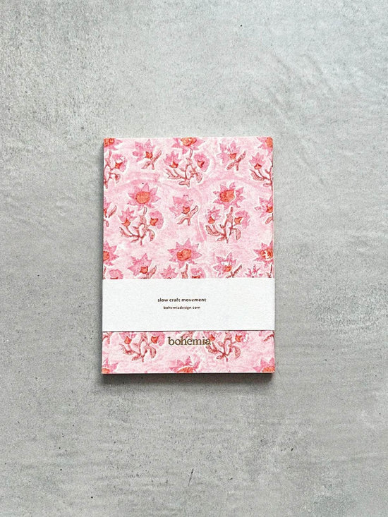 Posie Notebook - Vintage Pink