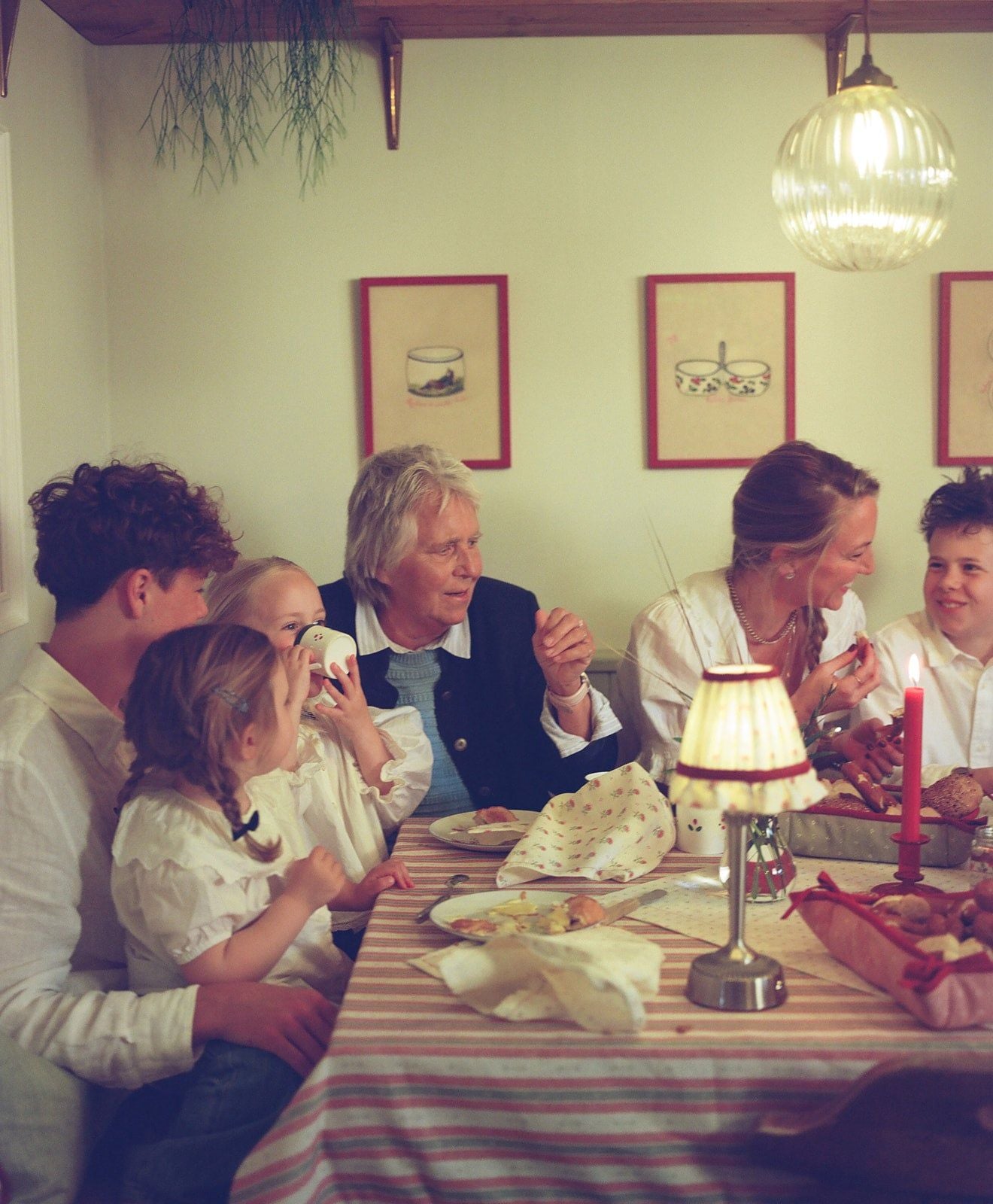 Basket Tray - Faded Red