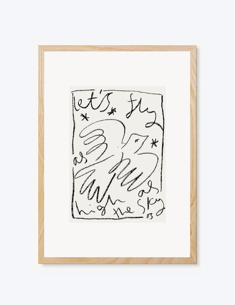 Let's Fly Print