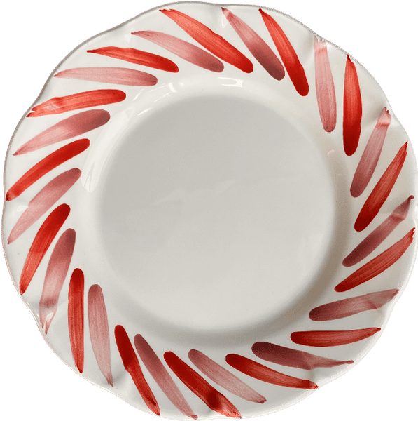 Berlingot Plate, Pink & Red - 25cm