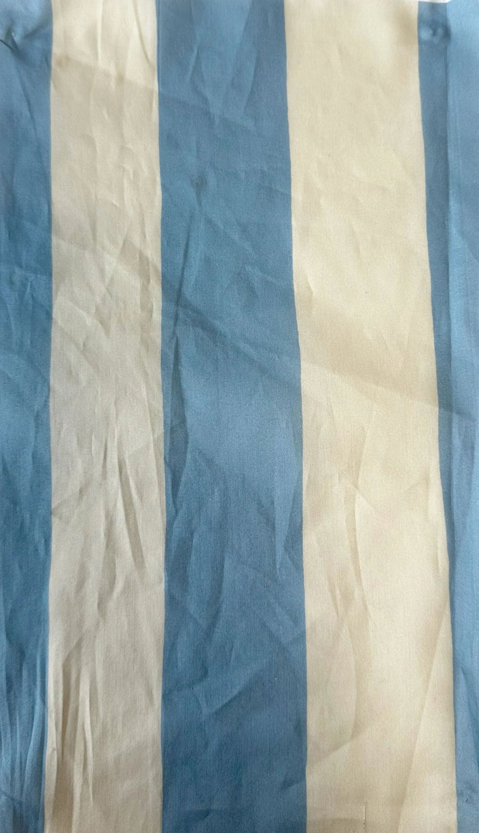 Ruffle Cushion made with Liberty Fabric VACATION STRIPE