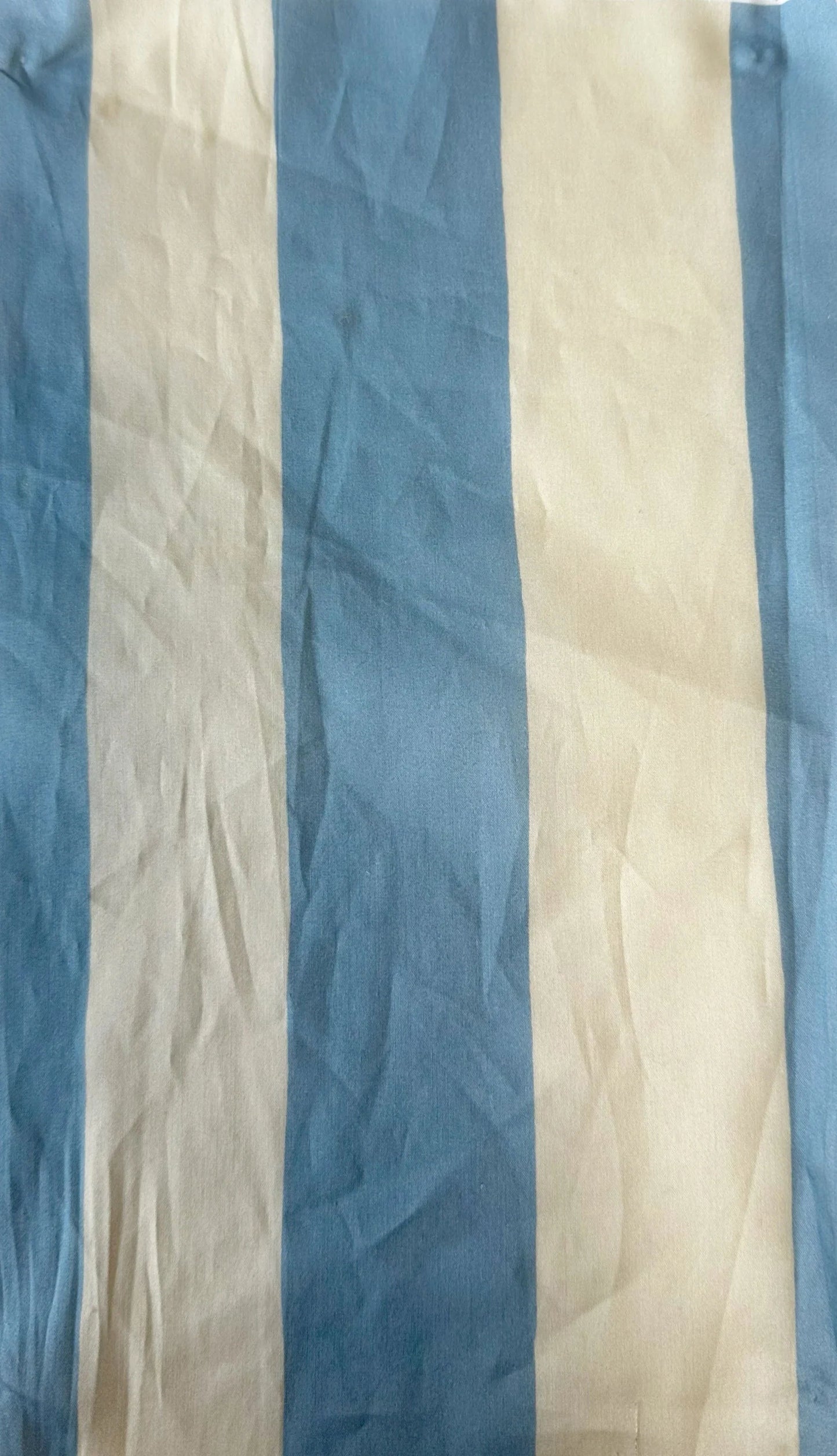 Ruffle Cushion made with Liberty Fabric VACATION STRIPE