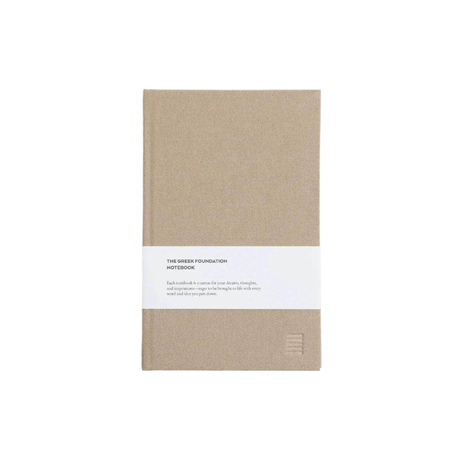 The Greek Foundation Notebook (Beige)