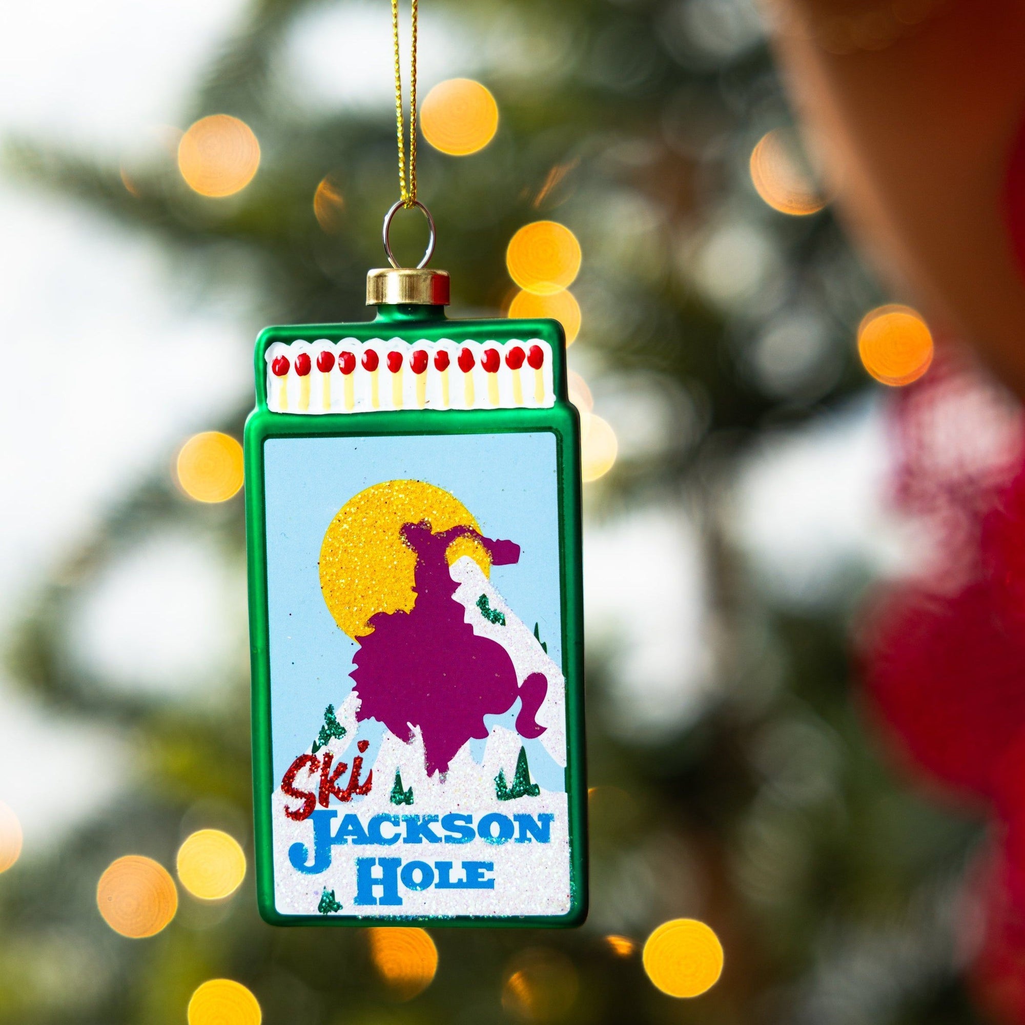 Matchbook Ornament - Jackson Hole