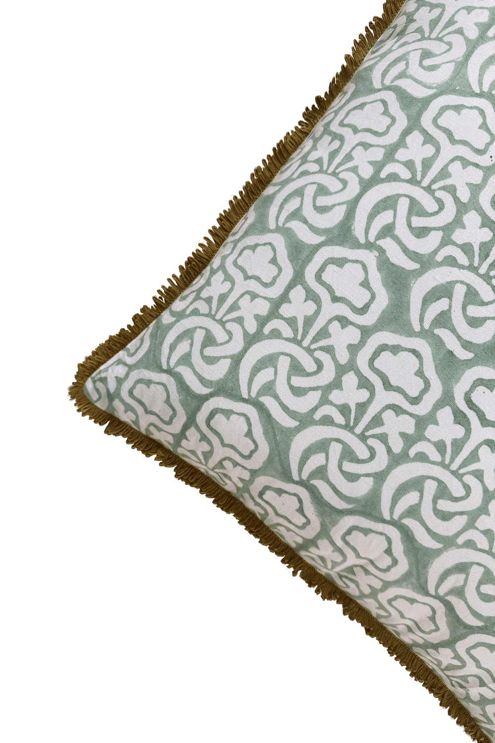 Block Printed Interior Pillow Cover – 20x20 in