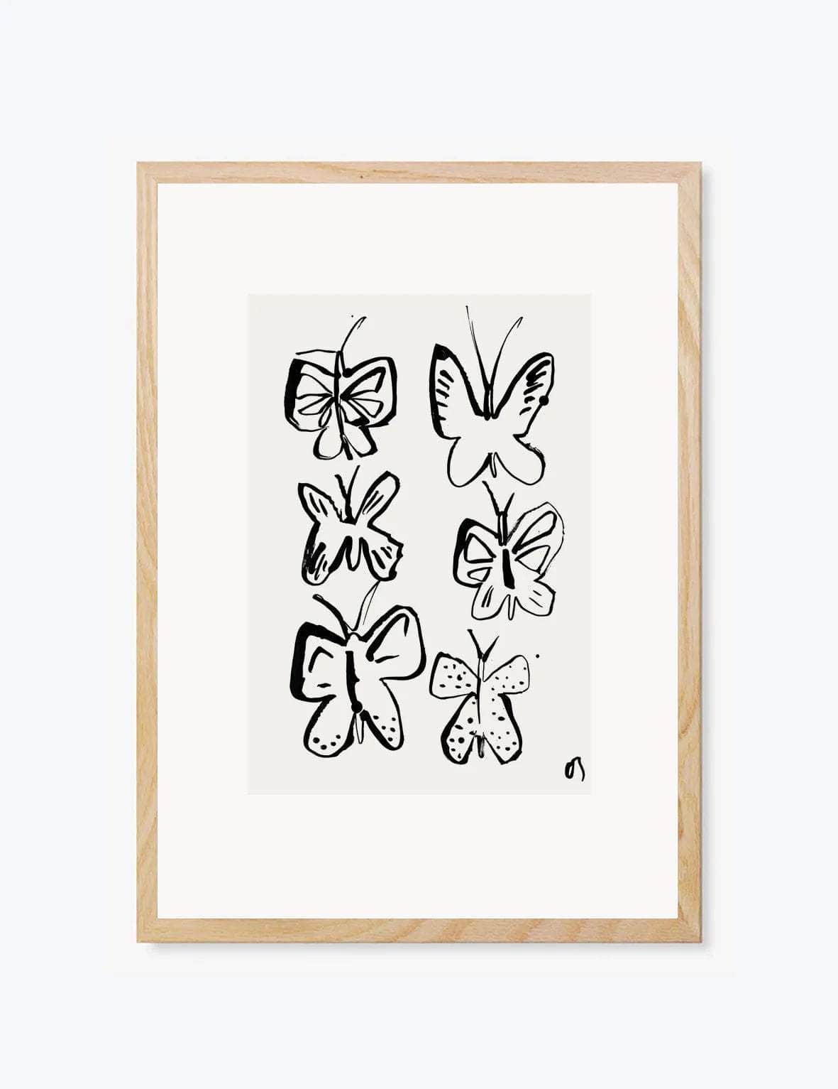 The Butterflies | Wall Art Print